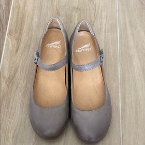 Dansko Women's Gray Mary Jane Shoes